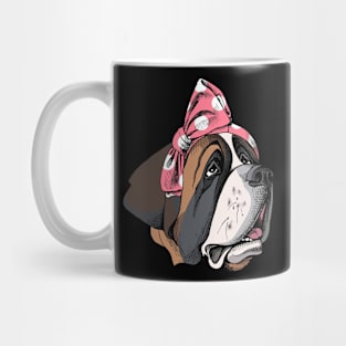 Urban Canine Carousel St. Bernard Delight, Tee Trendsetter Triumphs Mug